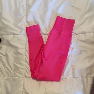 gymshark ultra seamless pink leggings